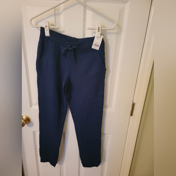 Carters Navy Pull On French Terry Joggers. Size 12/12A NWT - Picture 2 of 4